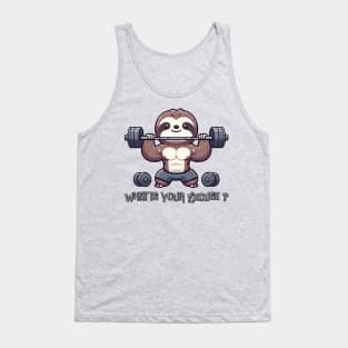 muscular sloth Tank Top